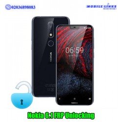 Nokia 6.1 TA-1043 Pin/Pattern Removal + FRP Unlocking Service